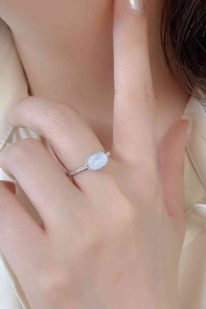 Moonstone 925 Sterling Silver Ring