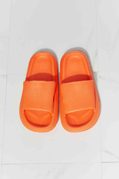 MMShoes Arms Around Me Open Toe Slide in Orange