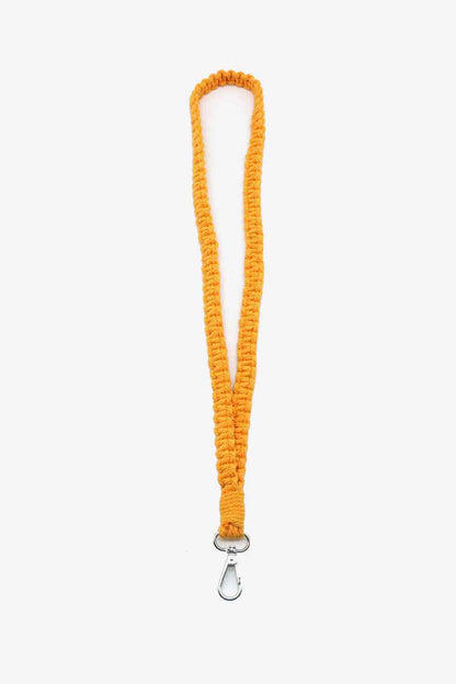 Assorted 2-Pack Hand-Woven Lanyard Keychain