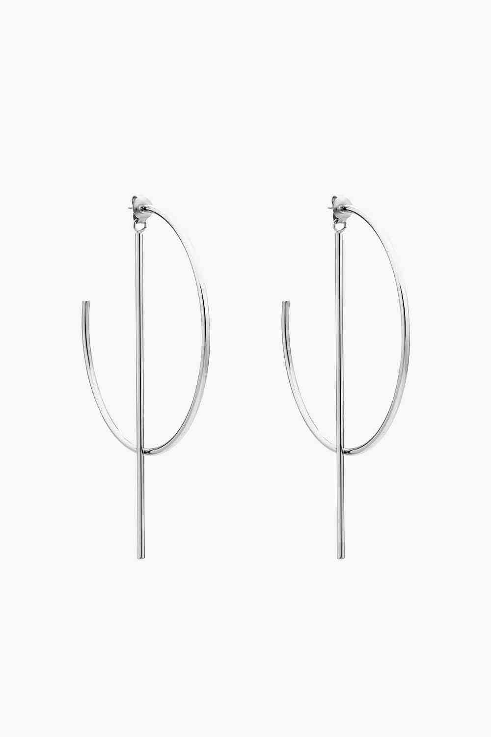 C-Hoop Stainless Steel Earrings