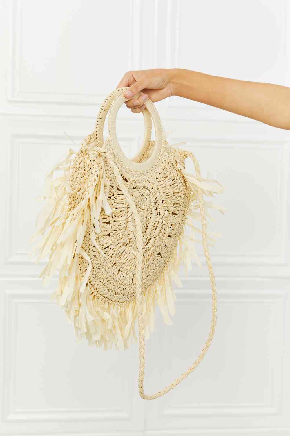 Fame Found My Paradise Straw Handbag