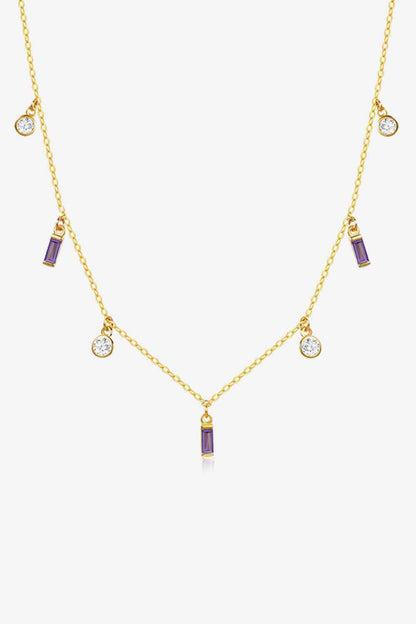 18K Gold Plated Multi-Charm Chain Necklace