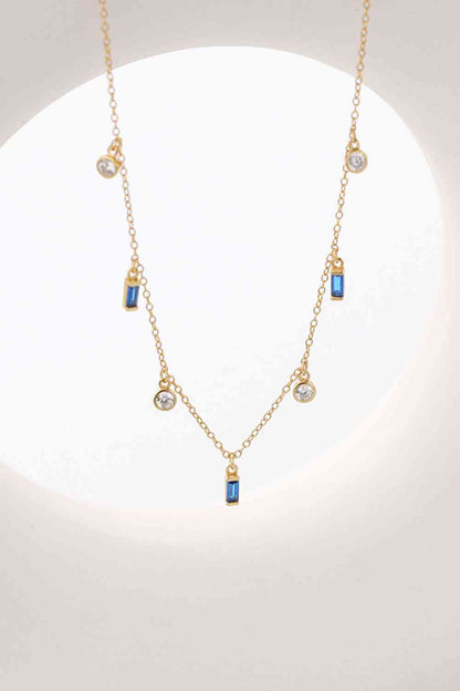 18K Gold Plated Multi-Charm Chain Necklace