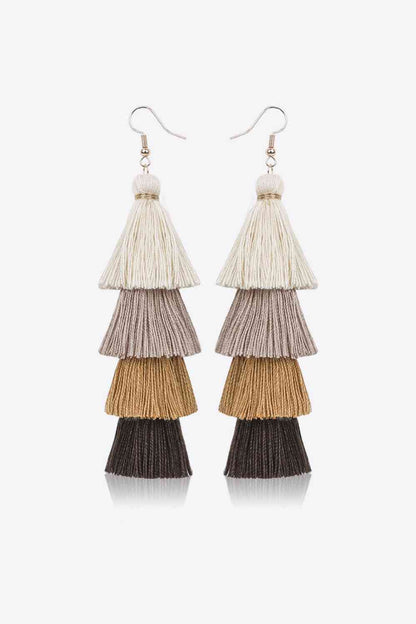 Layered Tassel Earrings