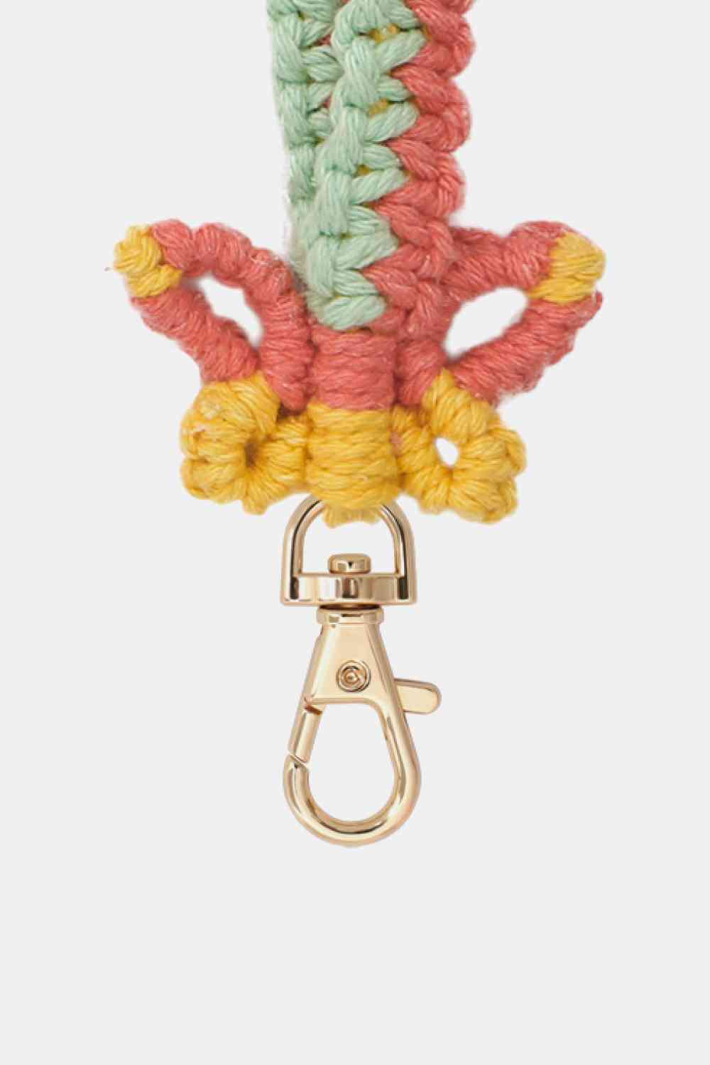 Butterfly Shape Macrame Key Chain