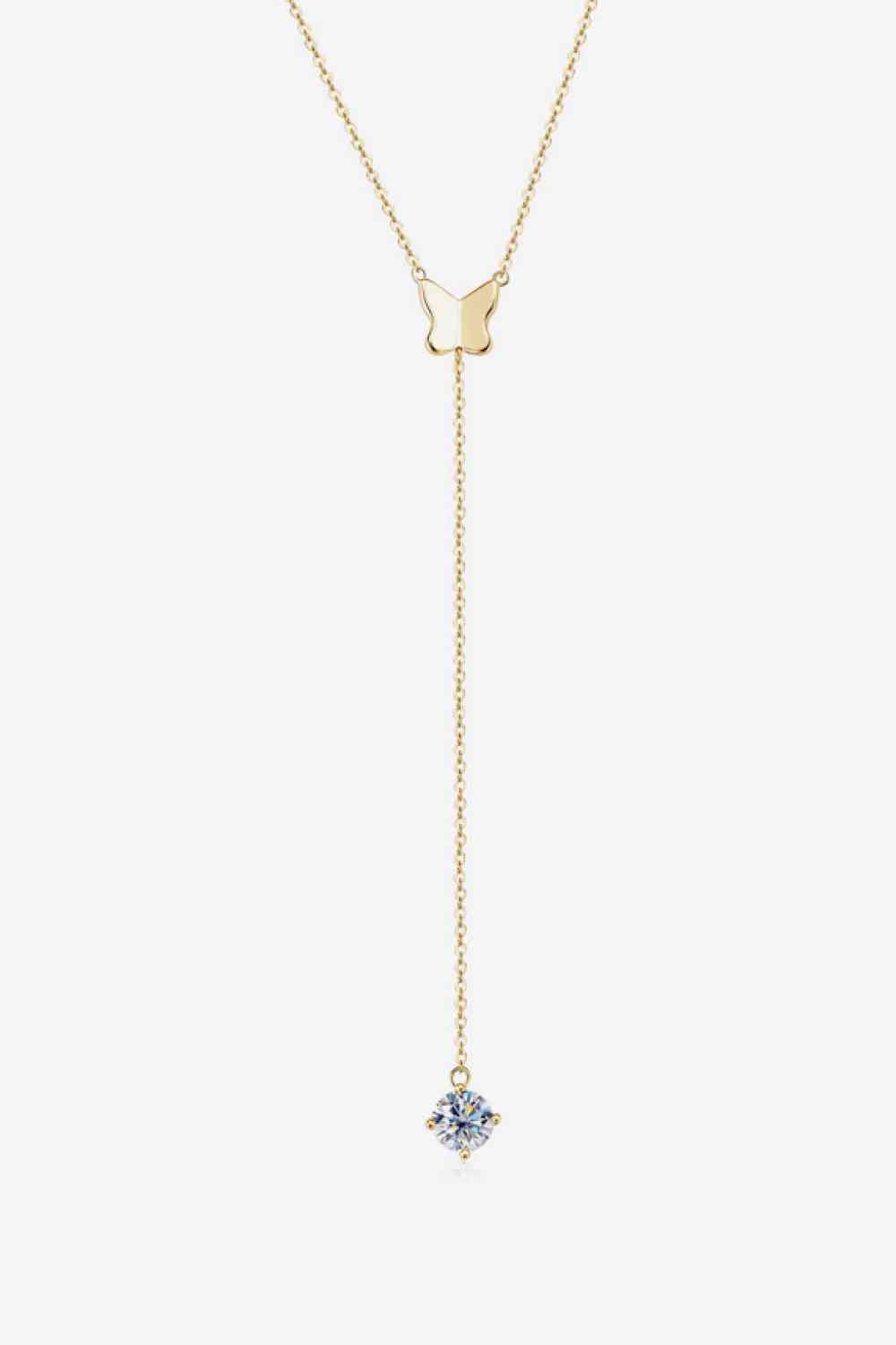 1 Carat Moissanite 925 Sterling Silver Necklace