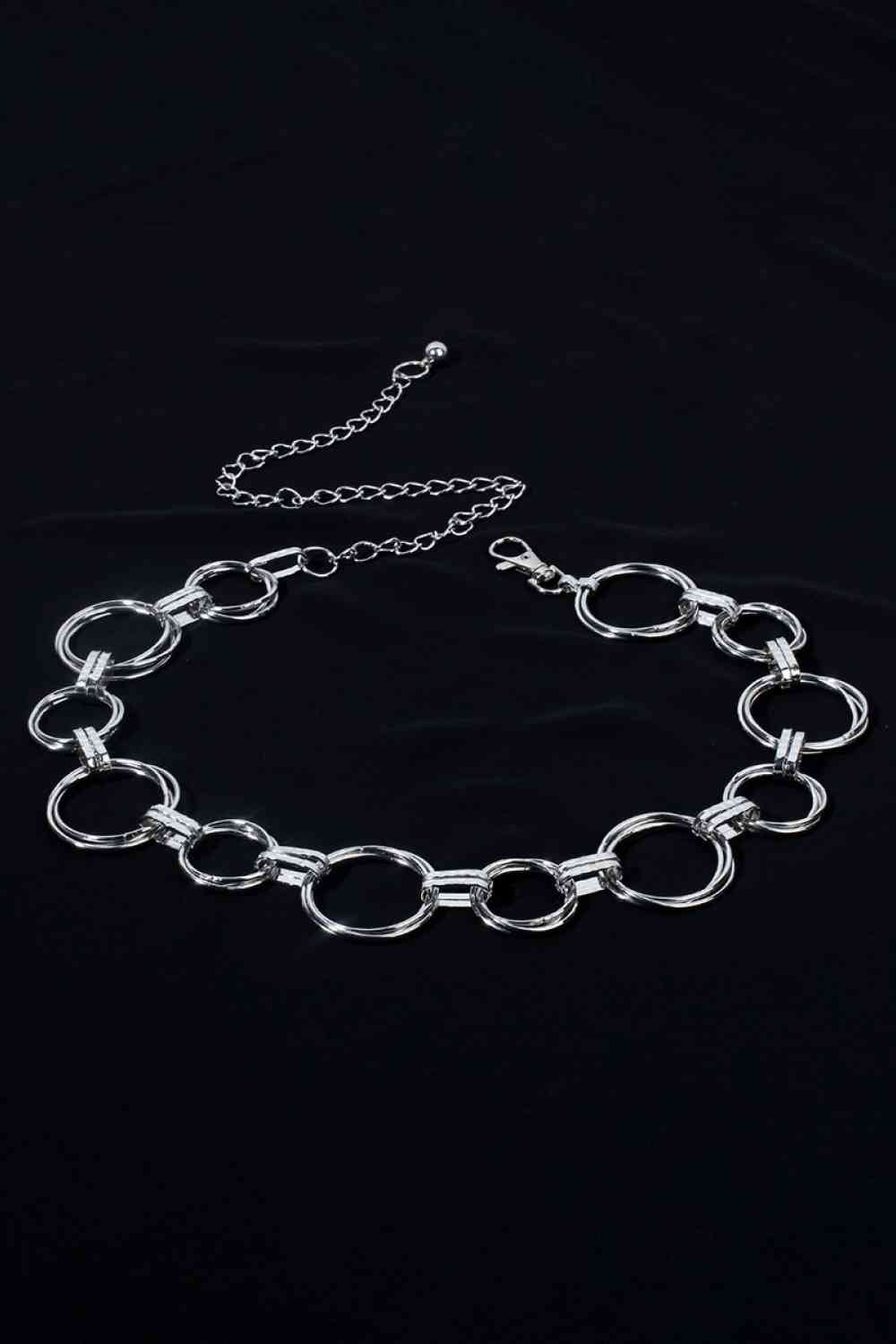 Alloy Chain Circle Shape Belt