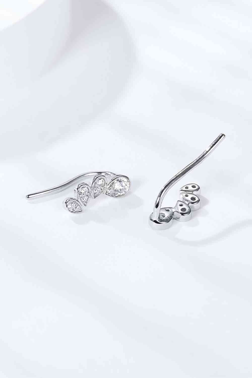 Pear Shape Moissanite Earrings