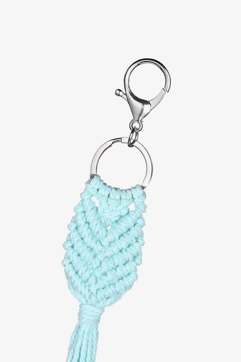 Assorted 4-Pack Handmade Fringe Keychain