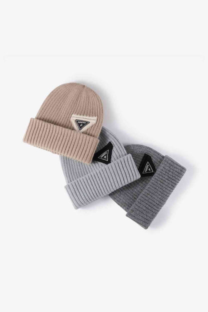 HAPPY Contrast Beanie