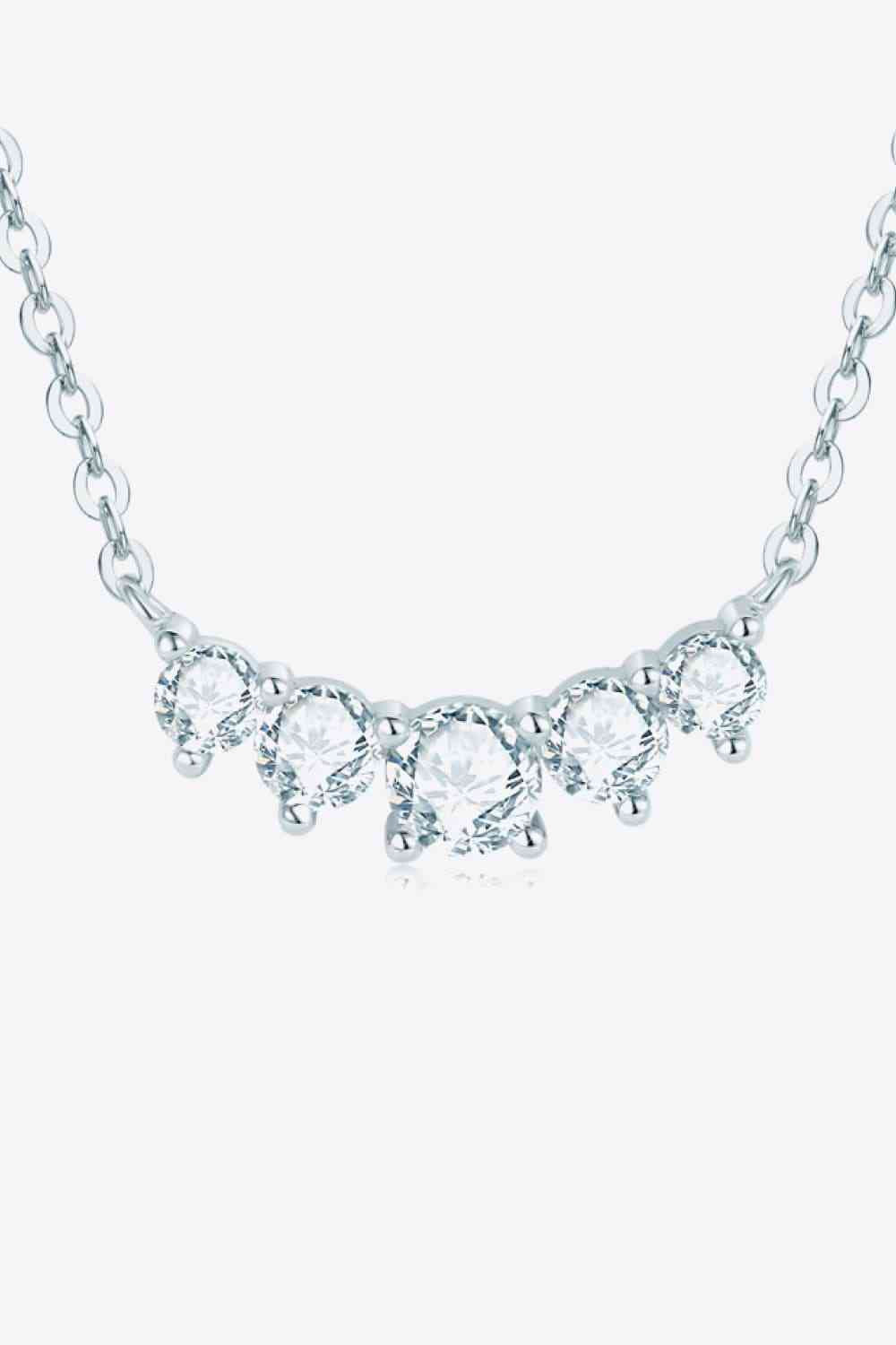 Moissanite Pendant Necklace