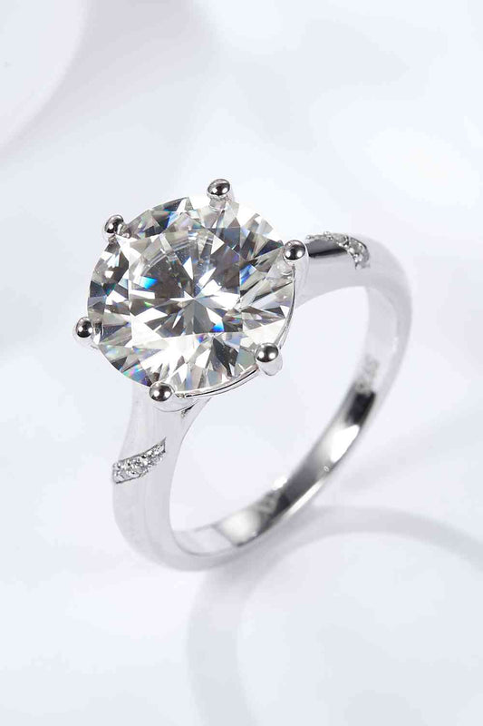 5 Carat  Moissanite Solitaire Ring