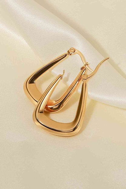 18K Gold-Plated Geometric Earrings