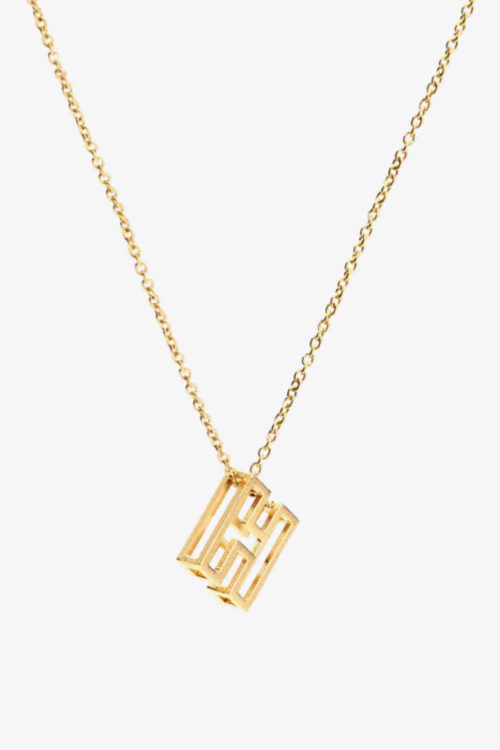 A to J Letter Pendant Nekclace