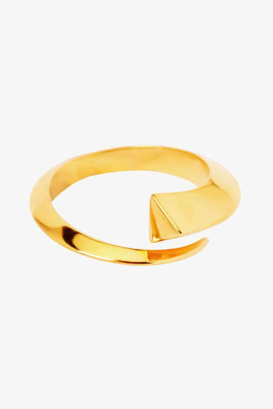 18K Gold-Plated Copper Bypass Ring