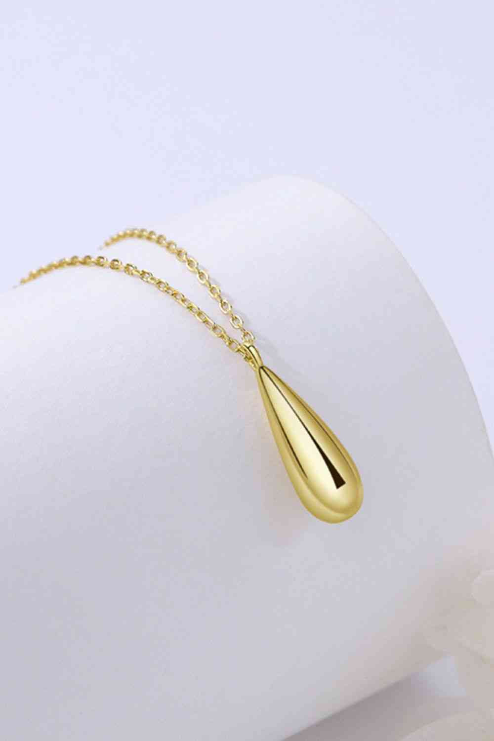 18K Gold-Plated Pendant Necklace