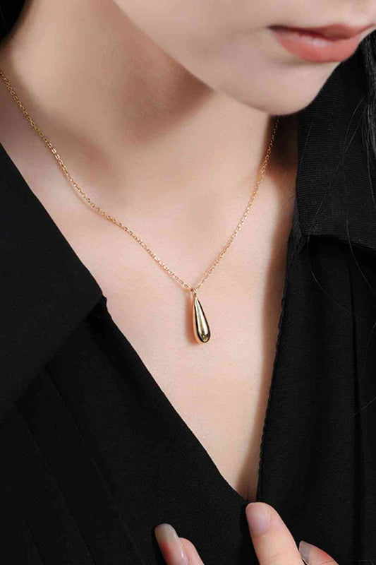 18K Gold-Plated Pendant Necklace