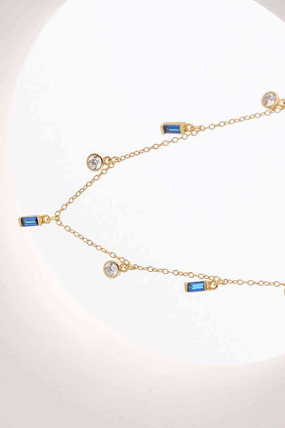 18K Gold Plated Multi-Charm Chain Necklace