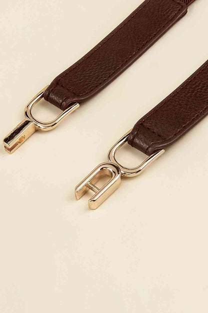 Alloy Buckle Elastic Belt