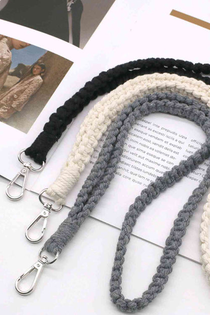 Assorted 2-Pack Hand-Woven Lanyard Keychain