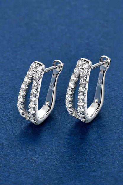 Moissanite 925 Sterling Silver Earrings