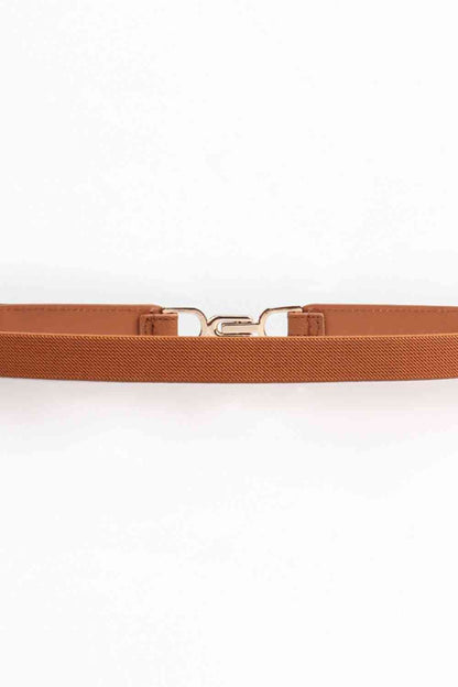 Alloy Buckle Elastic Belt