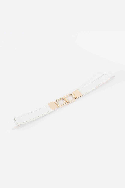 Geometric Double Buckle Elastic Belt