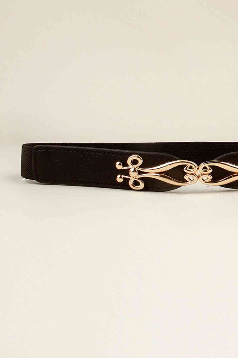 Alloy Buckle Elastic Belt