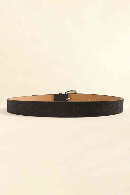 Glitter PU Leather Belt