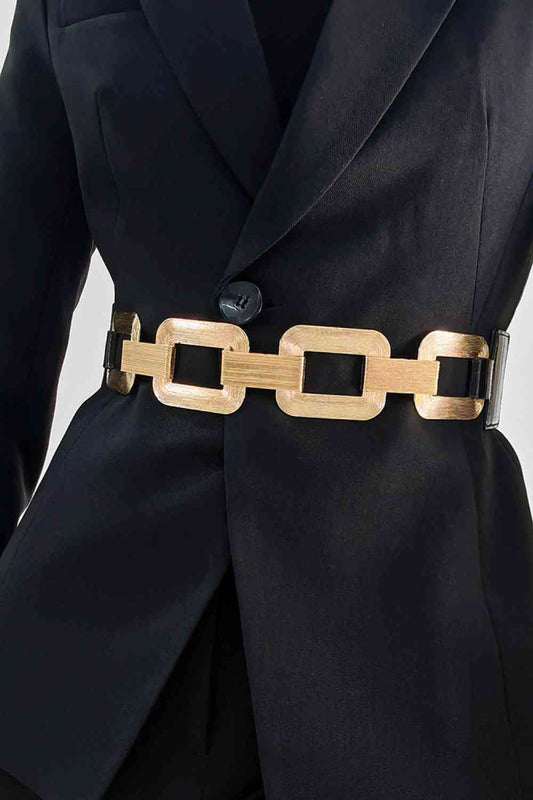 Fashion Geometric Elastic Belt