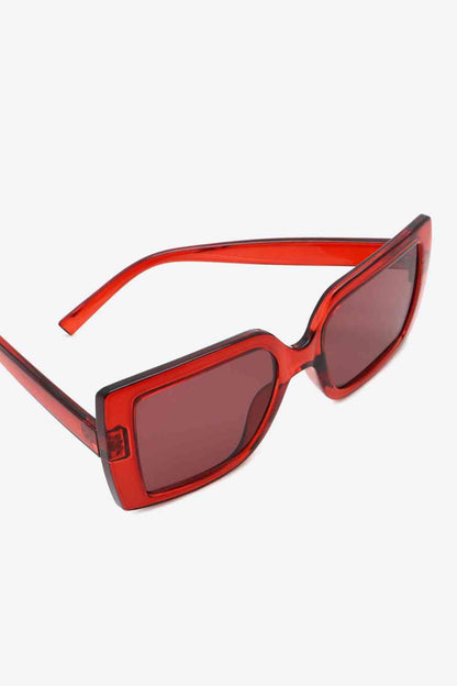 Acetate Lens Square Sunglasses